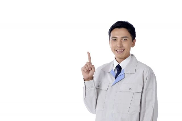 笑顔の男性
